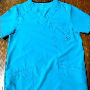 Infinity top scrub teal
